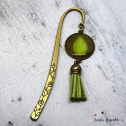 Marque-Pages Goutte verte