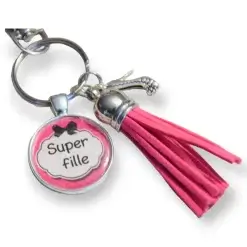 Porte clés Super Fille