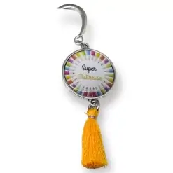 Marque page Super maitresse jaune