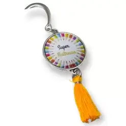 Marque page Super maitresse jaune