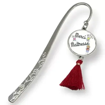 Marque pages merci maitresse rouge