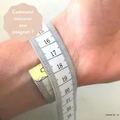 Bracelets personnalisés en perles heishi centimetres